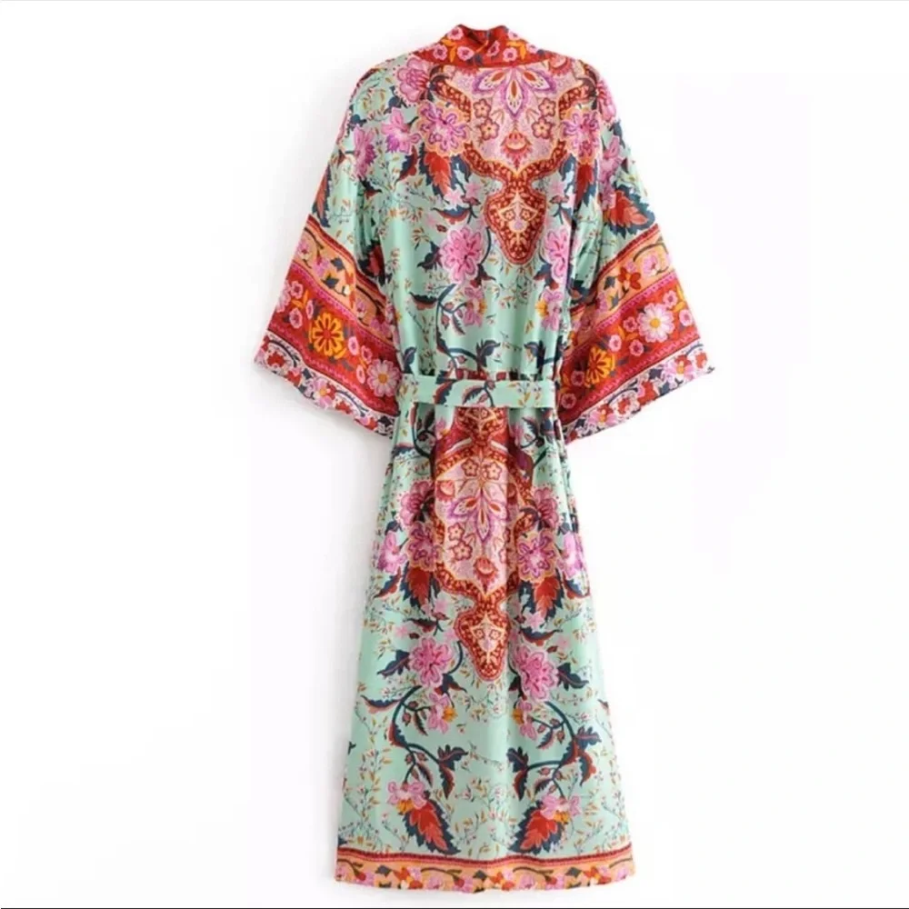 Boho Kimono Duster - Picture 3 of 10